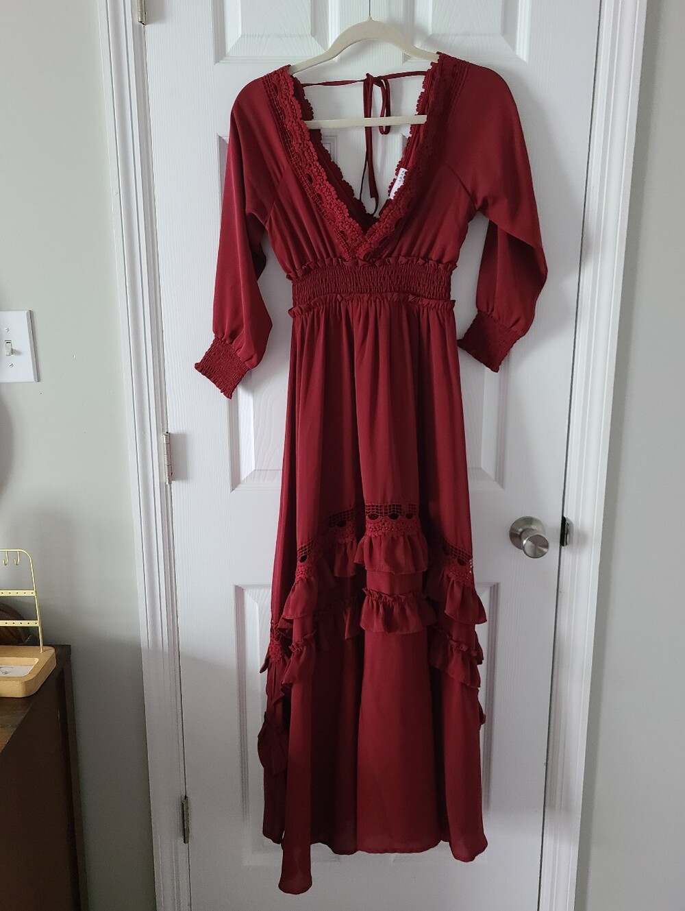 Baltic Born Pippa Ruffle Lace Maxi - Picture 2 of 7